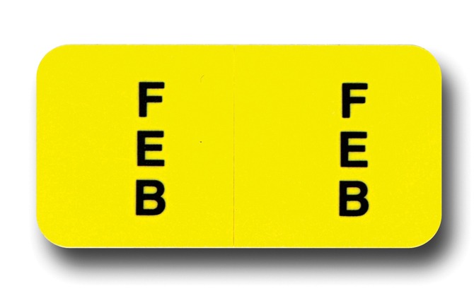 File right™ brand - month labels