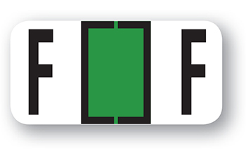 File right™ brand - alphabet labels