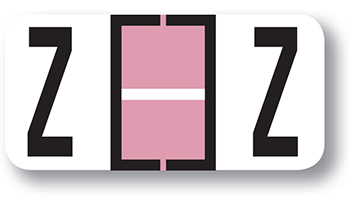 File right™ brand - alphabet labels
