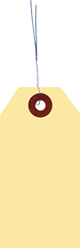 MANILA TAGS WITH WIRE INSERTED - PLAIN - Form TWW-6