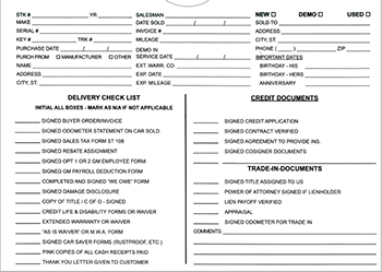 Custom  deal envelopes (jackets)