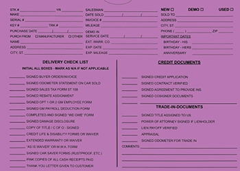 Custom  deal envelopes (jackets)